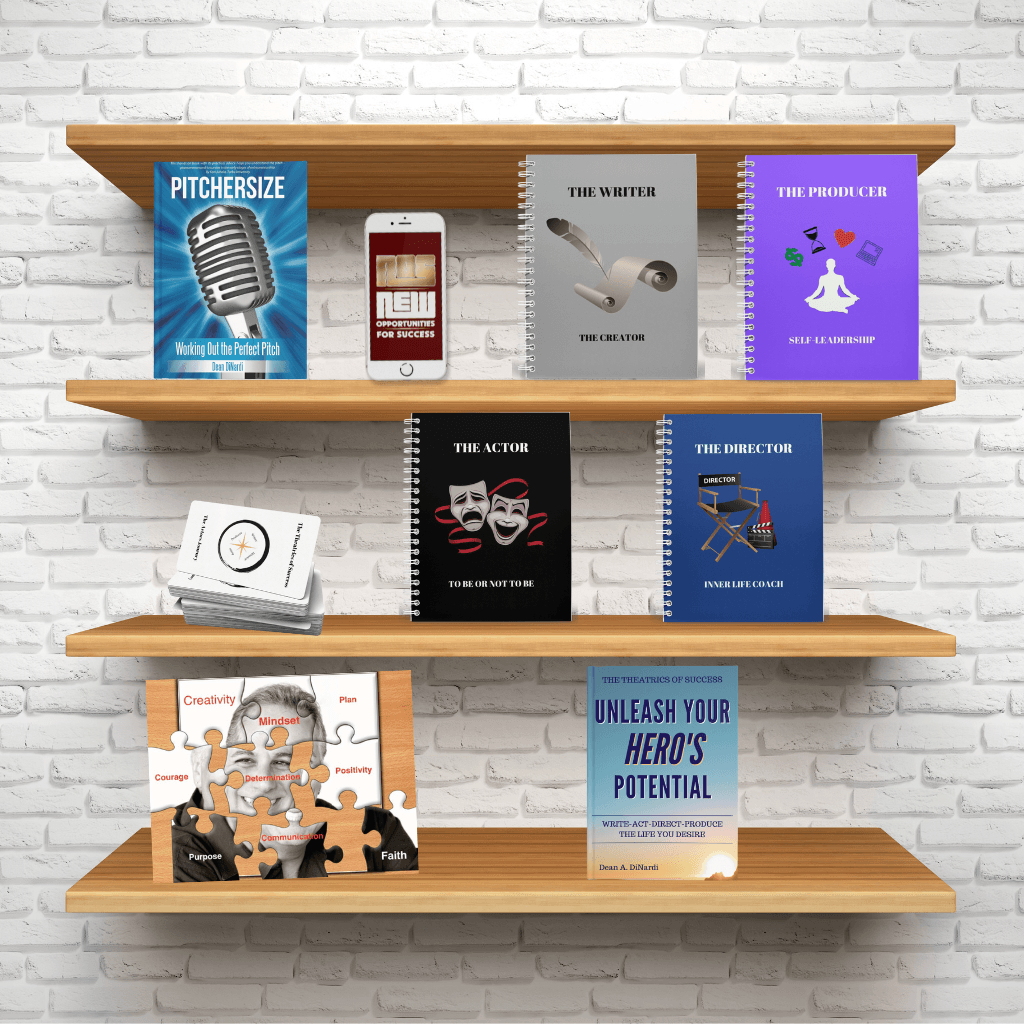 bookshelf of success